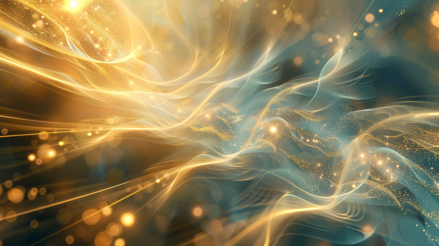 Beitragsbild zu Quantenheilung kombiniert mit Emotionscode. Eine transformative und heilende Lichtwelle durchzieht die weiten des Universums.